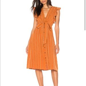 ASTR The Label Orange Dress